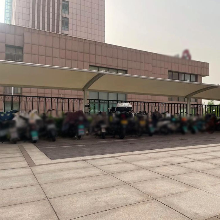 天台县膜结构电动车棚